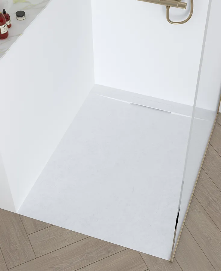 Receveur de douche blanc