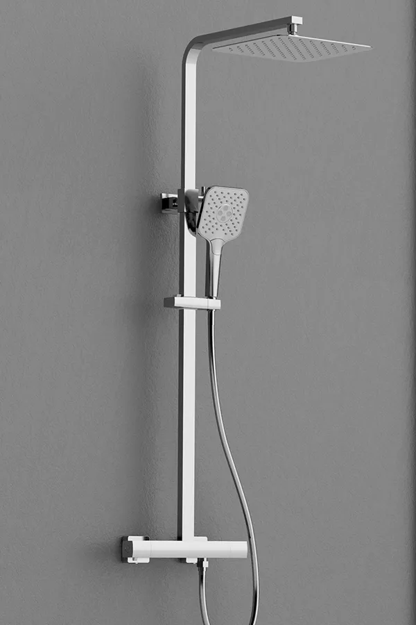 Douche tête carré